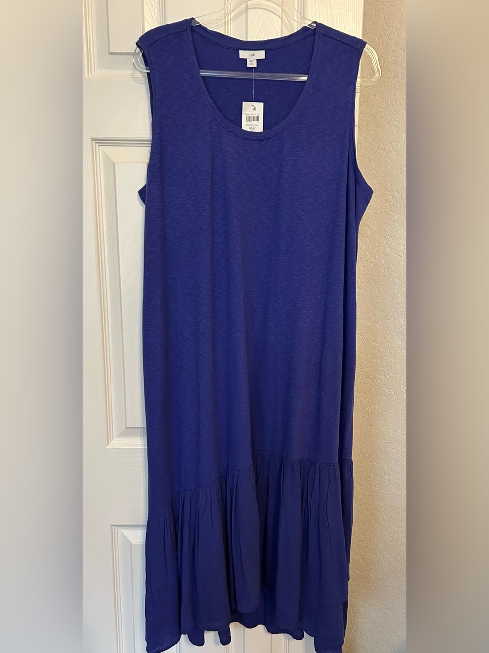 J. Jill Sleeveless Maxi Dress in Royal Purple